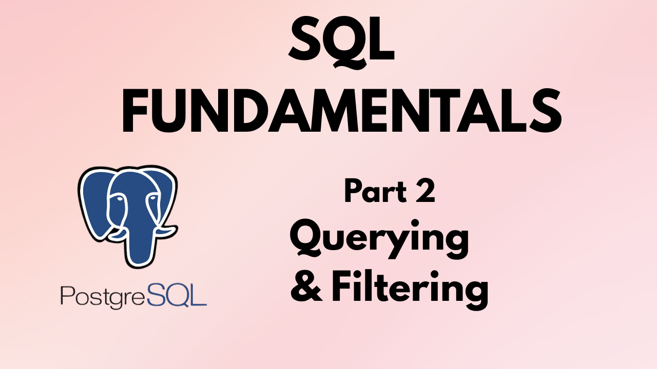 introduction to SQL