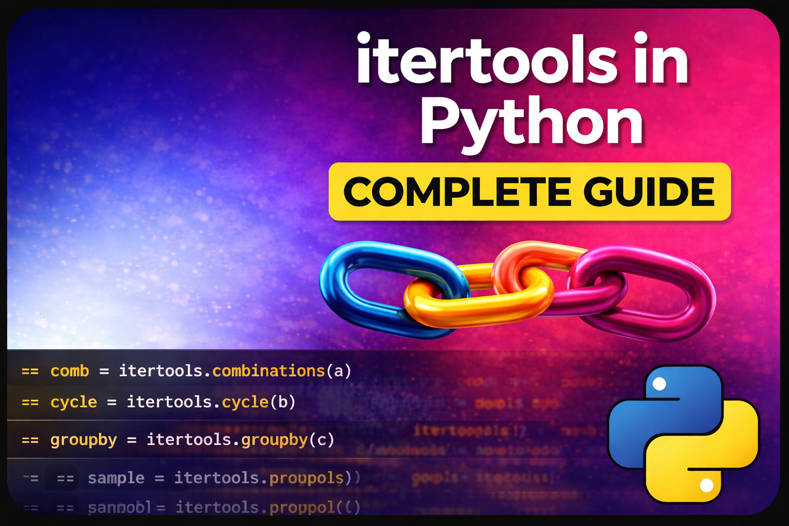 itertools module in python